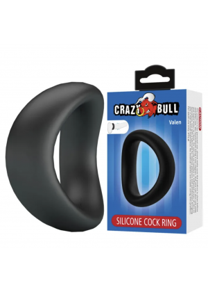 Эрекционное кольцо, CRAZY BULL Valen, черное